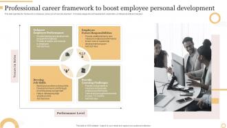Professional Career Framework To Boost Employee Personal Development