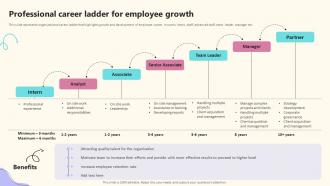 Professional Career Ladder For Employee Growth Implementing Effective Career Management Program