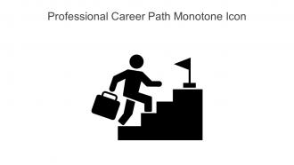 Professional Career Path Monotone Icon In Powerpoint Pptx Png And Editable Eps Format