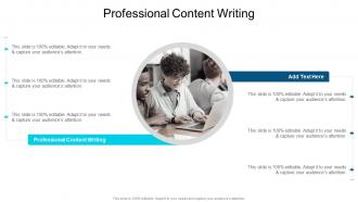 Professional Content Writing In Powerpoint And Google Slides Cpb