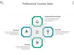 Professional courses sales ppt powerpoint presentation infographic template inspiration cpb