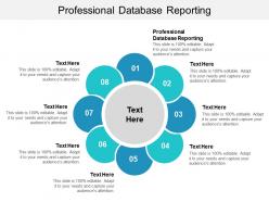 Professional database reporting ppt powerpoint presentation file mockup cpb