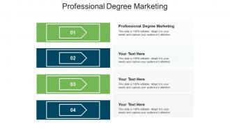 Professional degree marketing ppt powerpoint presentation slides guide cpb