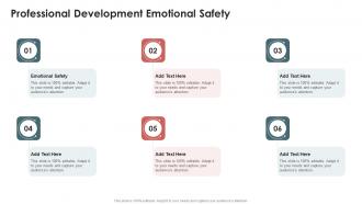 Professional Development Emotional Safety In Powerpoint And Google Slides Cpb