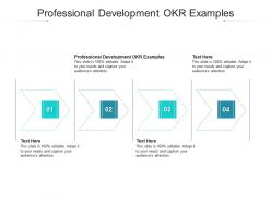 Professional development okr examples ppt powerpoint presentation inspiration example cpb