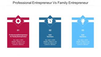 Professional Entrepreneur Vs Family Entrepreneur In Powerpoint And Google Slides Cpb