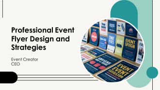 Professional Event Flyer Design And Strategies PPT PowerPoint AT