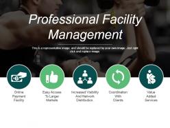 Professional facility management ppt infographics