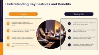 Professional Feature Comparison For Software Solutions PPT Slides AT Visual Impressive