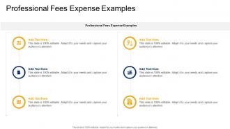 Professional Fees Expense Examples In Powerpoint And Google Slides Cpb