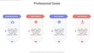 Professional Goals In Powerpoint And Google Slides Cpb