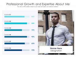Professional growth and expertise about me infographic template