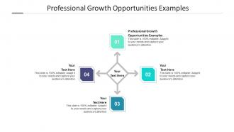 Professional growth opportunities examples ppt powerpoint presentation infographics designs cpb