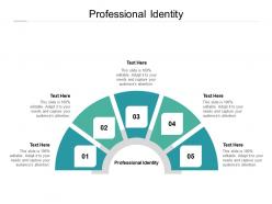 Professional identity ppt powerpoint presentation gallery maker cpb