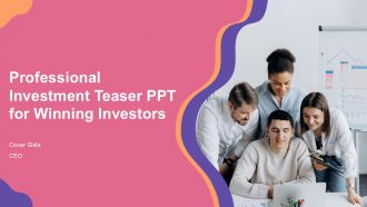 Professional Investment Teaser Ppt For Winning Investors PPT H