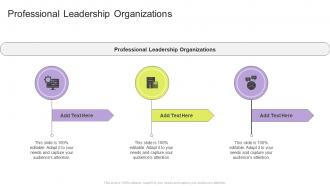 Professional Leadership OrganizationsIn Powerpoint And Google Slides Cpb