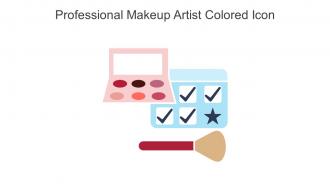 Professional Makeup Artist Colored Icon In Powerpoint Pptx Png And Editable Eps Format