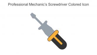 Professional Mechanic S Screwdriver Colored Icon In Powerpoint Pptx Png And Editable Eps Format
