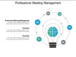 Professional meeting management ppt powerpoint presentation file templates cpb