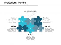 Professional meeting ppt powerpoint presentation ideas maker cpb