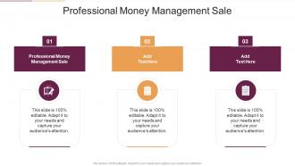 Professional Money Management Sale In Powerpoint And Google Slides Cpb