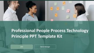 Professional People Process Technology Principle PPT Template Kit PPT H
