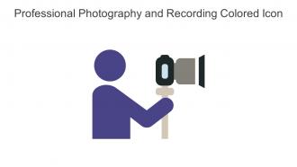 Professional Photography And Recording Colored Icon In Powerpoint Pptx Png And Editable Eps Format