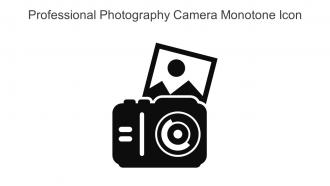 Professional Photography Camera Monotone Icon In Powerpoint Pptx Png And Editable Eps Format
