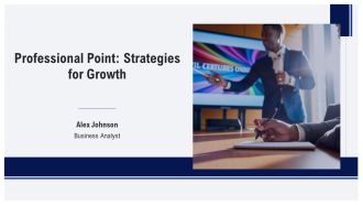 Professional Point Strategies For Growth PPT Slides AT