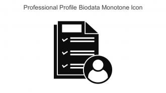 Professional Profile Biodata Monotone Icon In Powerpoint Pptx Png And Editable Eps Format