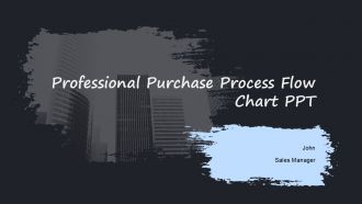 Professional Purchase Process Flow Chart PPT PPT H