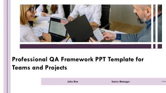 Professional QA Framework PPT Template For Teams And Projects PPT H