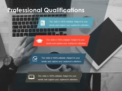 Professional qualifications ppt show