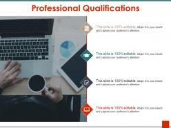 Professional qualifications ppt slide design