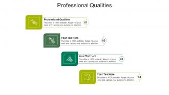 Professional qualities ppt powerpoint presentation infographic template icons cpb