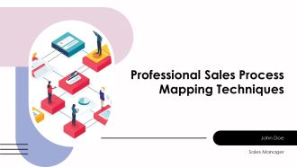 Professional Sales Process Mapping Techniques PPT Slides AT