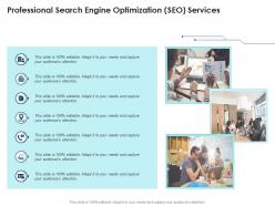 Professional Search Engine Optimization SEO Services Infographic Template
