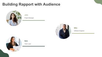 Professional Self Introduction For Meetings PPT Information AT Content Ready Analytical