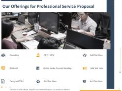 Professional Service Proposal Powerpoint Presentation Slides