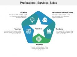 Professional services sales ppt powerpoint presentation portfolio visual aids cpb
