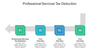 Professional services tax deduction ppt powerpoint presentation guidelines cpb