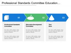 Professional standards committee education development committee collaboration promotion