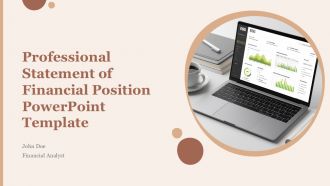 Professional Statement Of Financial Position PowerPoint Template PPT H