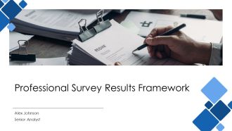 Professional Survey Results Framework PPT PowerPoint AT