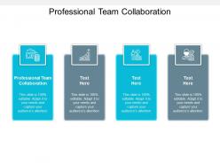 Professional team collaboration ppt powerpoint presentation show example topics cpb