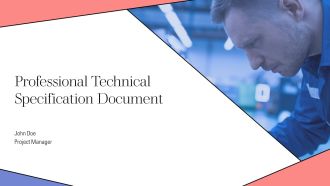 Professional Technical Specification Document PPT Information AT
