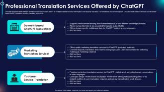 Professional Translation Services Chatgpt Revolutionizing Translation Industry ChatGPT SS