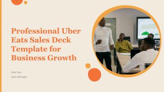 Professional Uber Eats Sales Deck Template For Business Growth PPT H