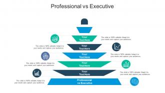Professional vs executive ppt powerpoint presentation professional graphics example cpb