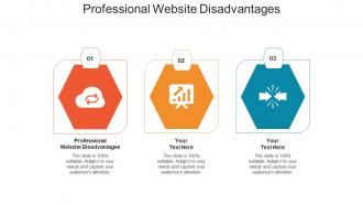 Professional website disadvantages ppt powerpoint presentation layouts skills cpb